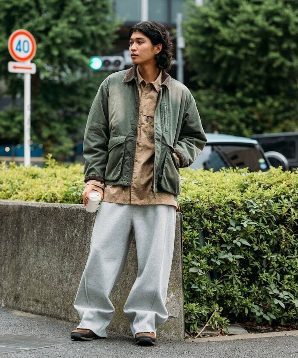 FREAKS STORE 復古水洗燈芯絨領中棉尼龍外套_29