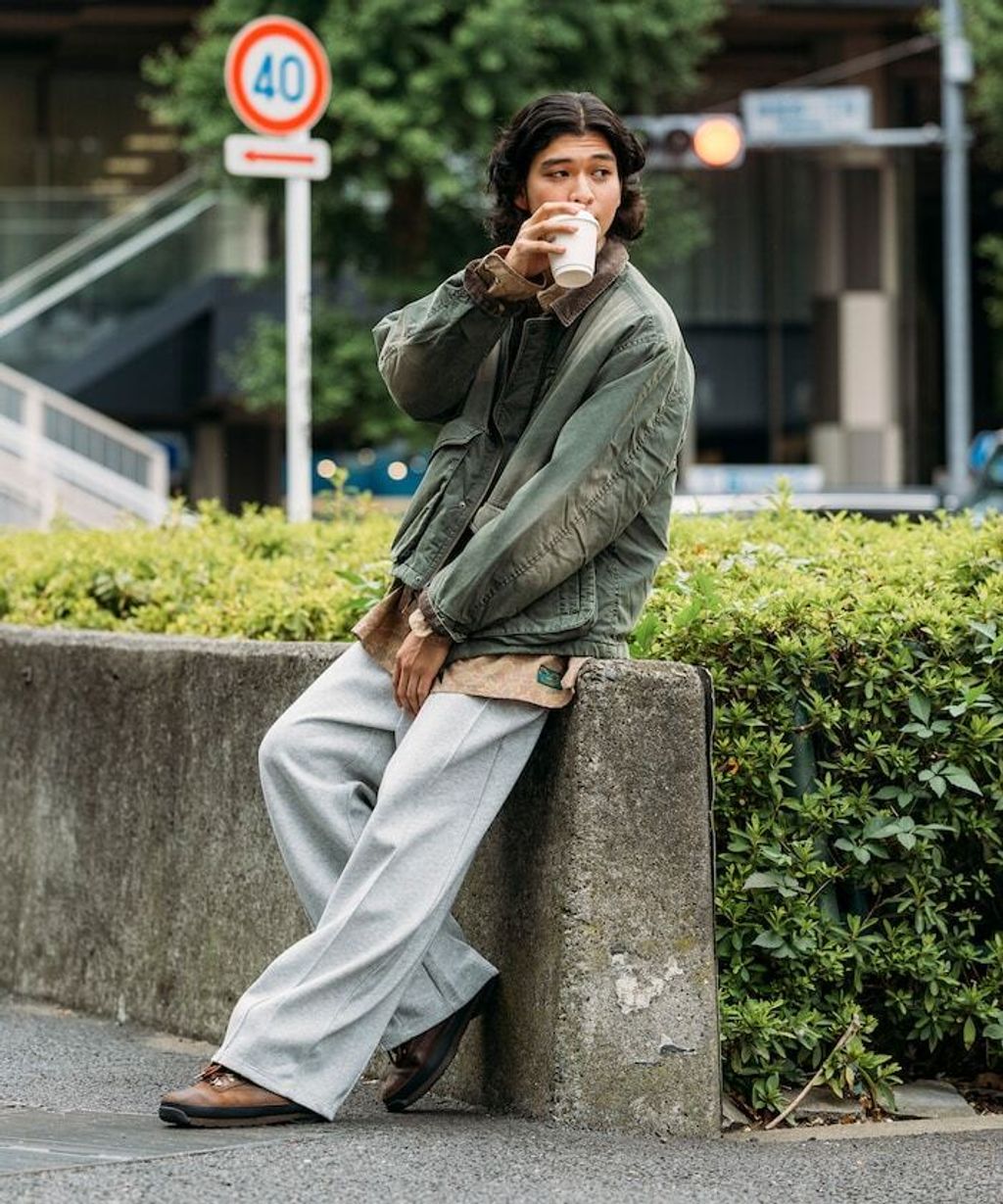 FREAKS STORE 復古水洗燈芯絨領中棉尼龍外套_28