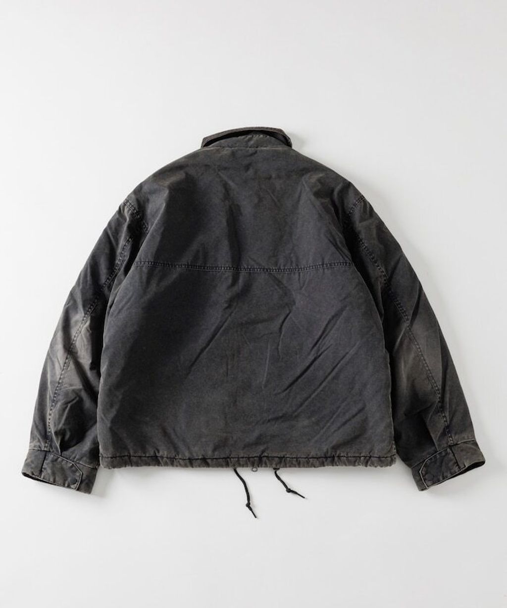 FREAKS STORE 復古水洗燈芯絨領中棉尼龍外套_18