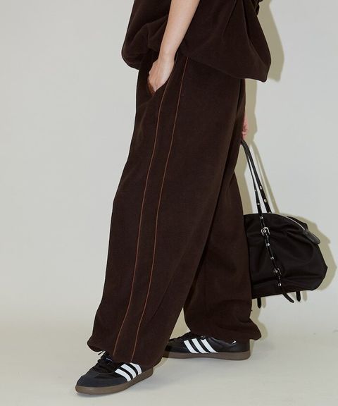 FREAKS STORE 束口抽繩刷毛寬鬆休閒長褲_11