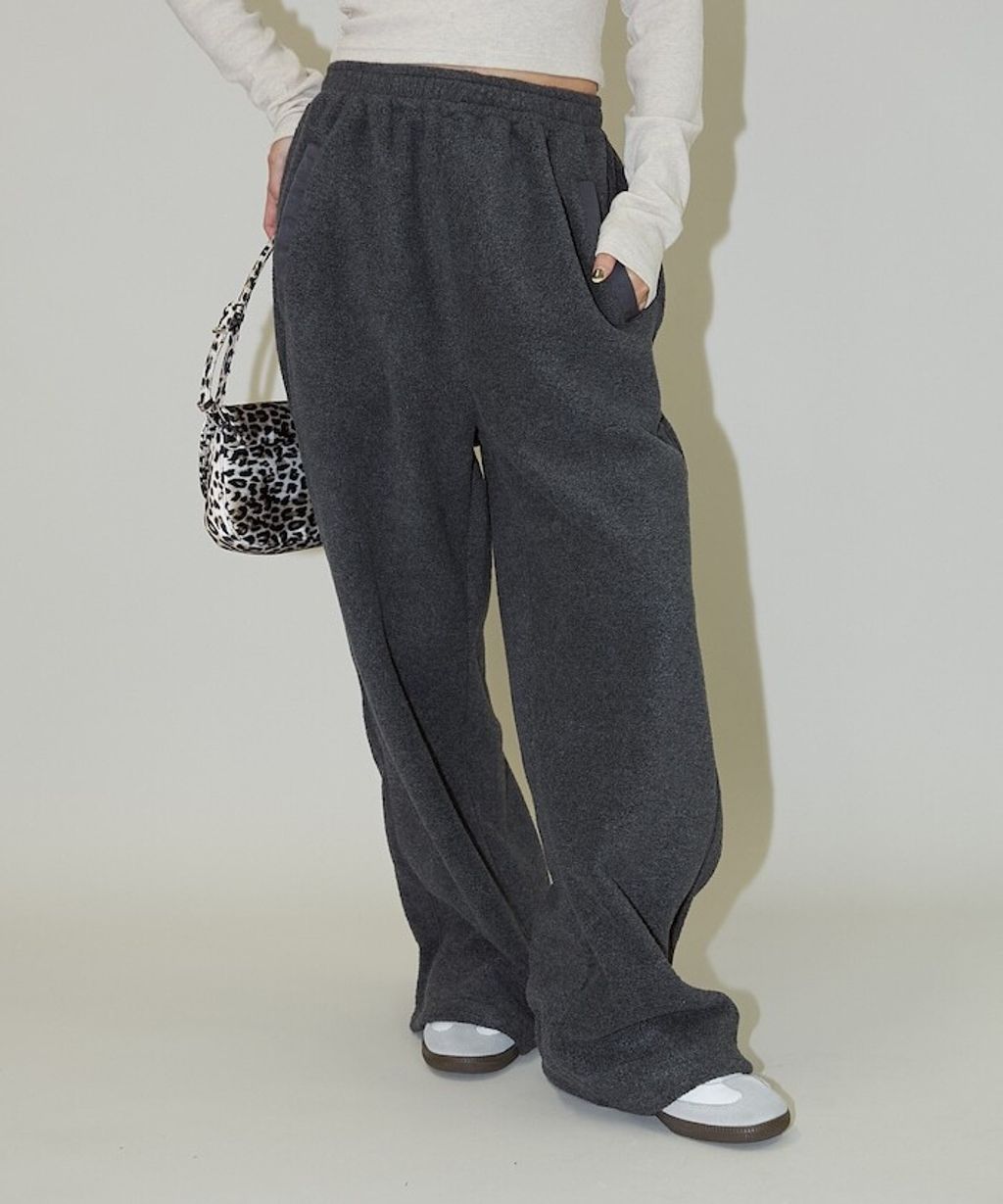 FREAKS STORE 束口抽繩刷毛寬鬆休閒長褲_23