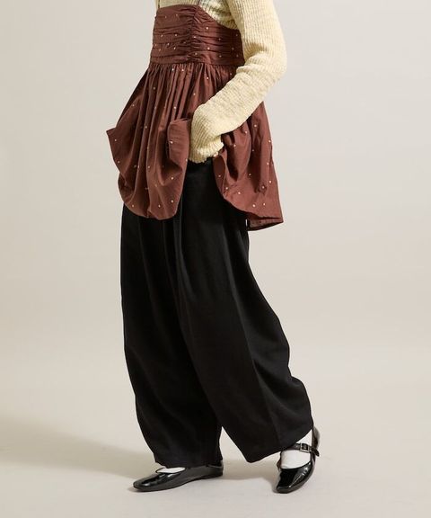 FREAKS STORE Crown雙摺圓弧寬褲_2