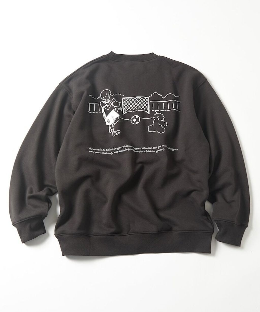tombonia × FREAKS STORE 一起踢球背印圓領大學T_16