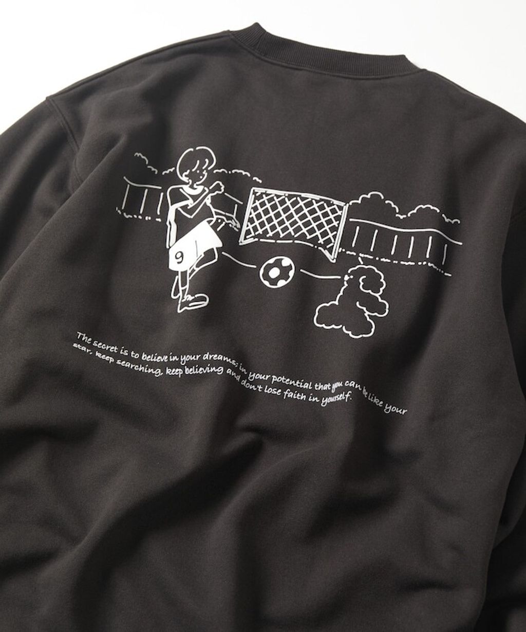tombonia × FREAKS STORE 一起踢球背印圓領大學T_18