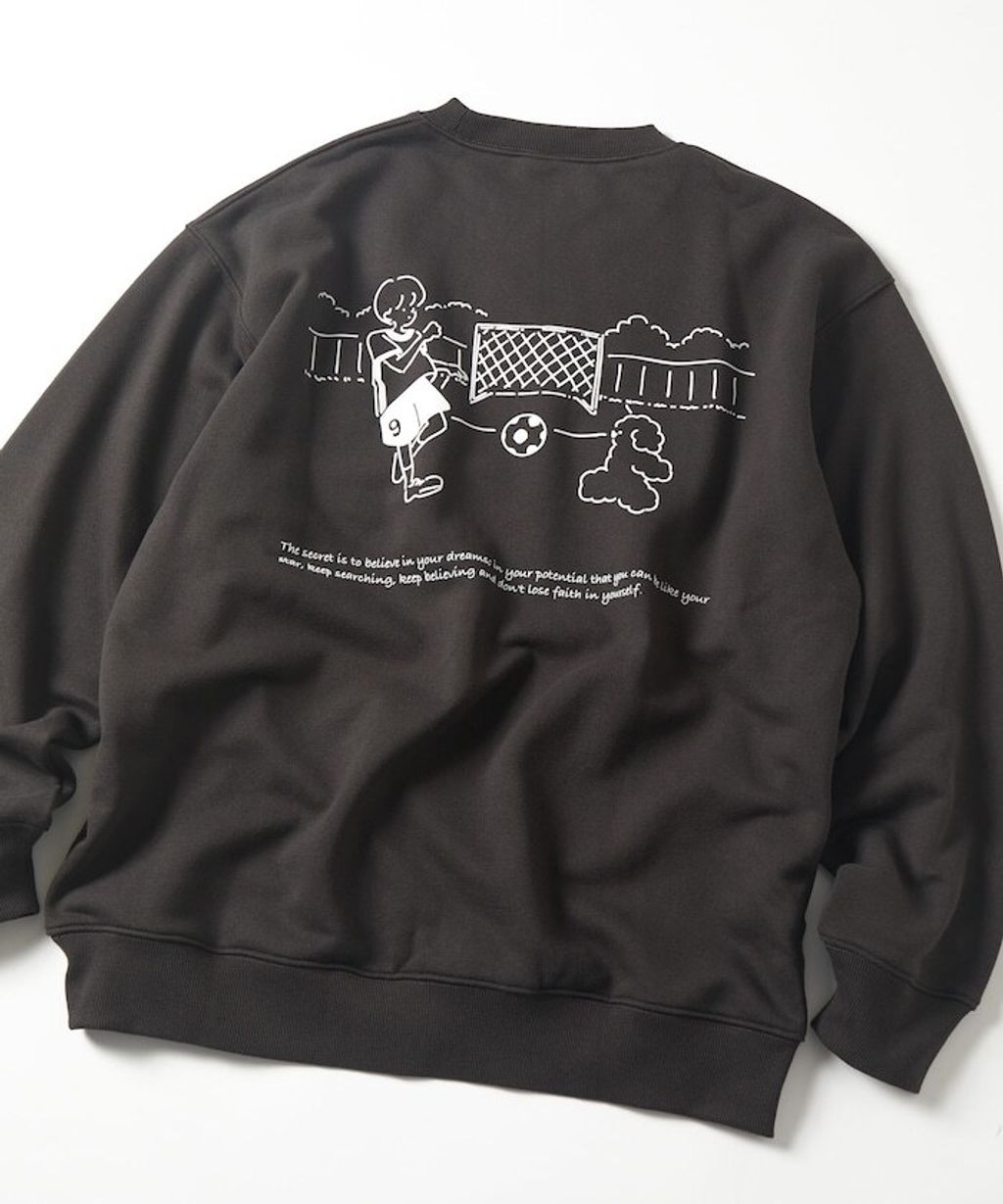 tombonia × FREAKS STORE 一起踢球背印圓領大學T_17