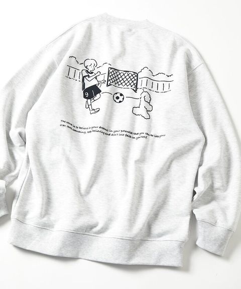 tombonia × FREAKS STORE 一起踢球背印圓領大學T_9