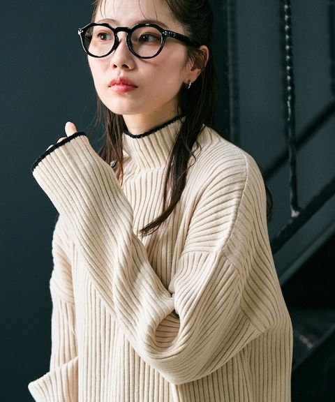 FREAKS STORE 線條羅紋高領針織衣_2