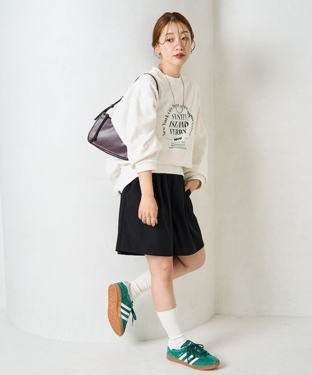 FREAKS STORE 微喇剪裁摺線短褲_26