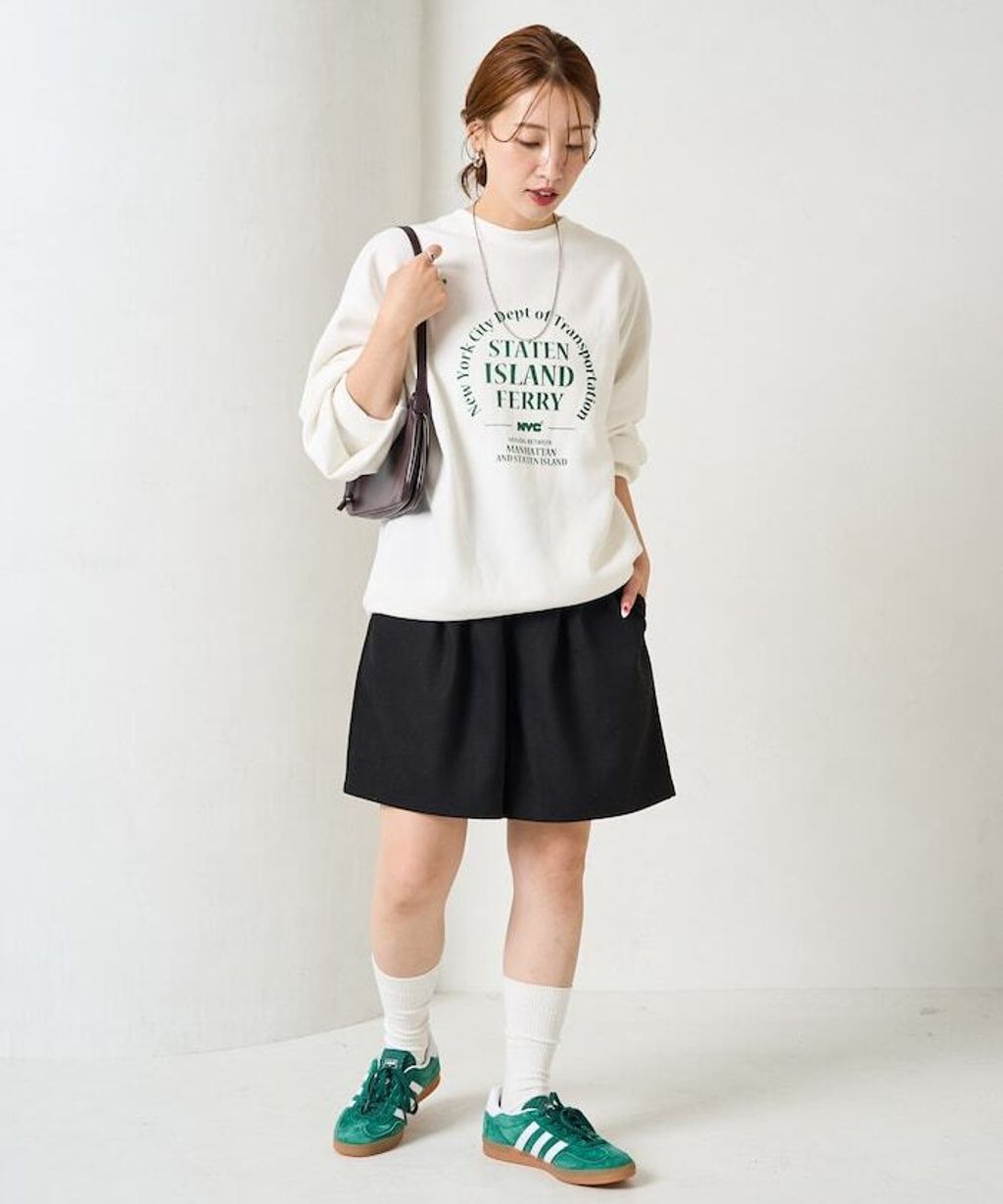 FREAKS STORE 微喇剪裁摺線短褲_24