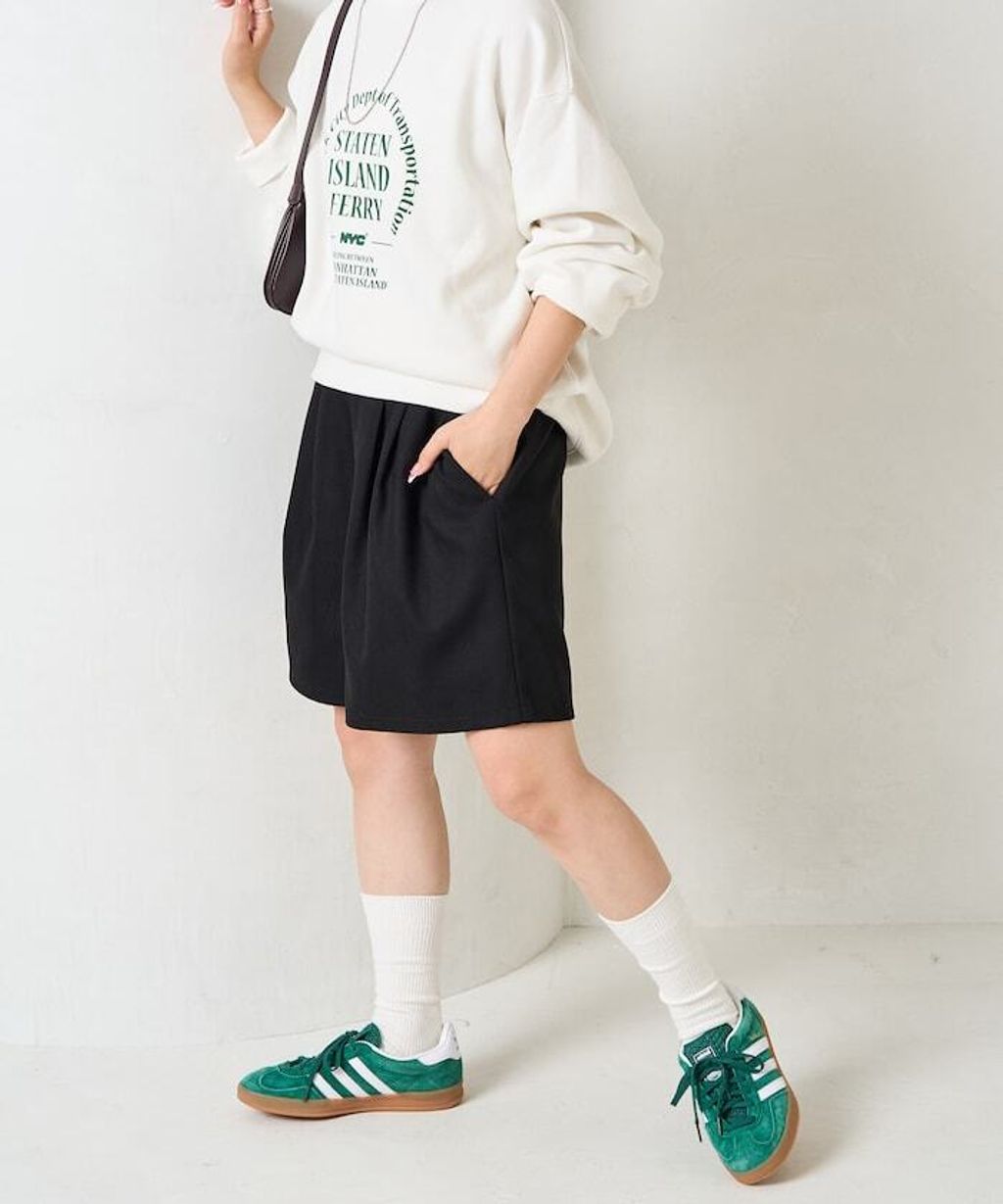FREAKS STORE 微喇剪裁摺線短褲_27