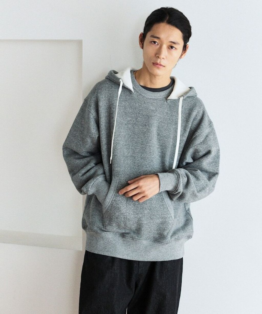 FREAKS STORE COMFORT HEATHER復古感拉格蘭帽T_3