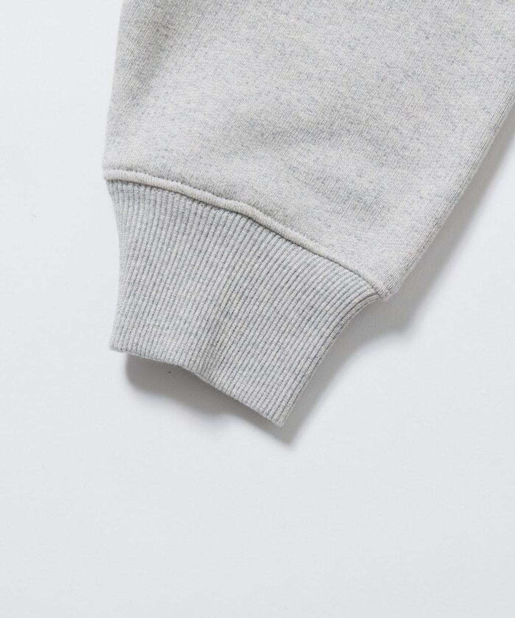FREAKS STORE COMFORT HEATHER復古感拉格蘭半開襟大學T_8