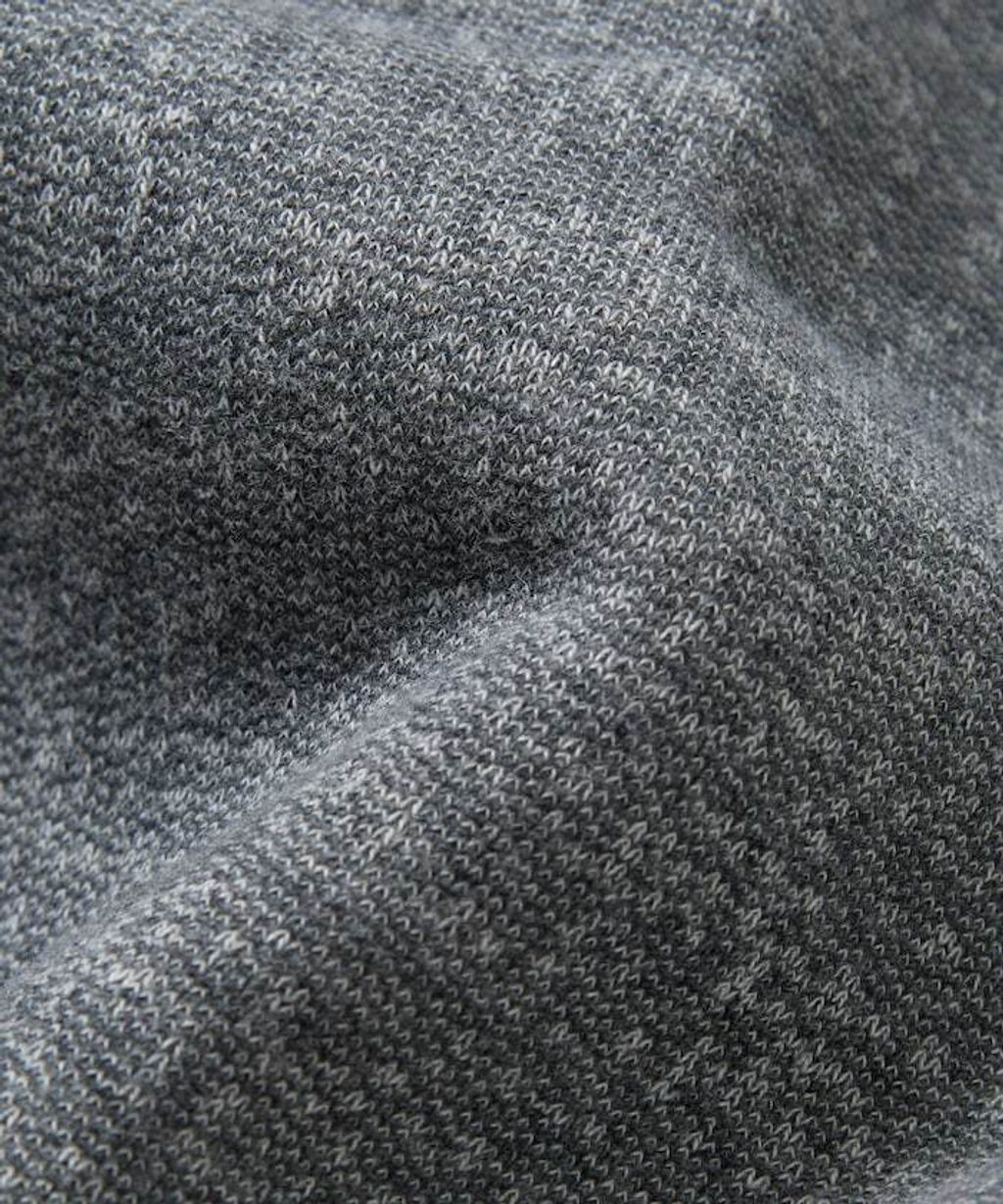FREAKS STORE COMFORT HEATHER復古感拉格蘭半開襟大學T_14