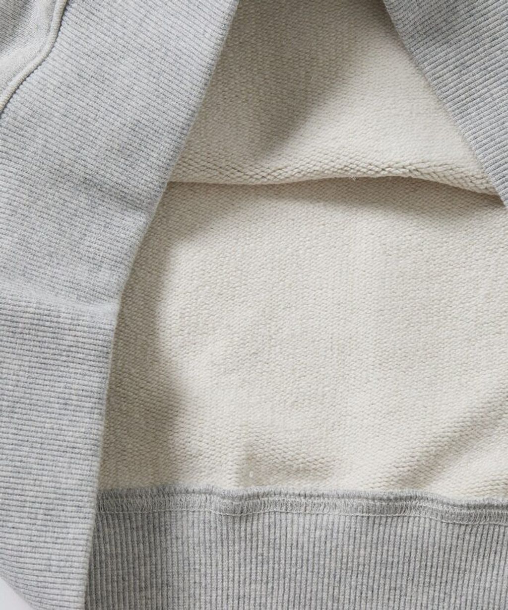 FREAKS STORE COMFORT HEATHER復古感拉格蘭半開襟大學T_10
