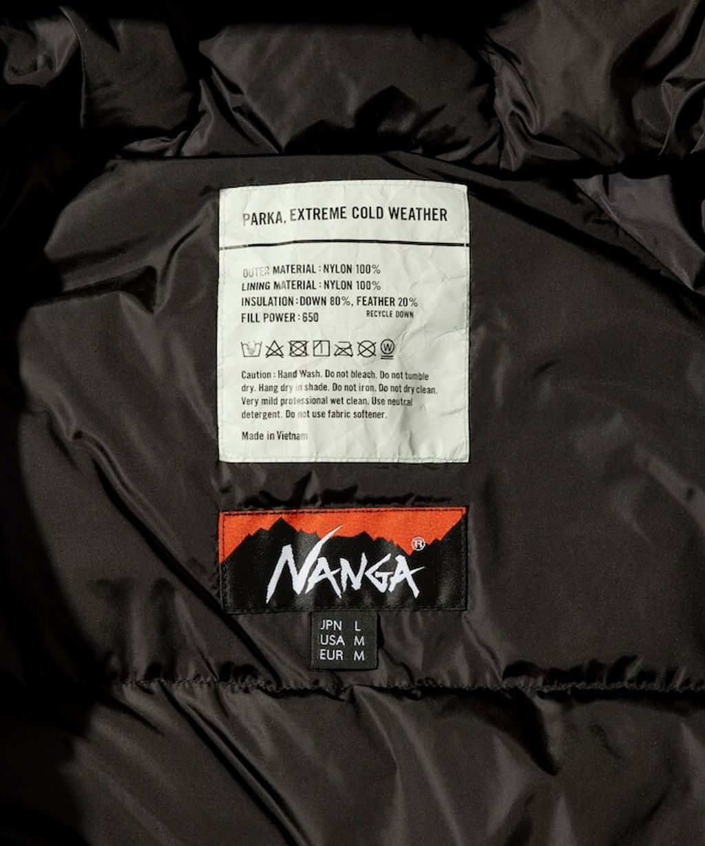 NANGA × FREAKS STORE 軍規650 Fill Power防潑水防風羽絨外套_7