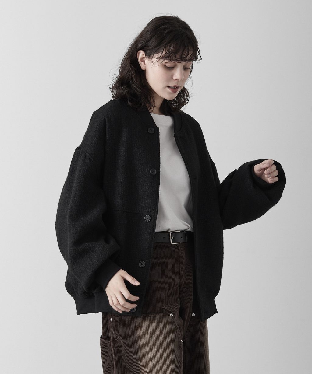 RUUBON 斜紋花呢飛行外套_102