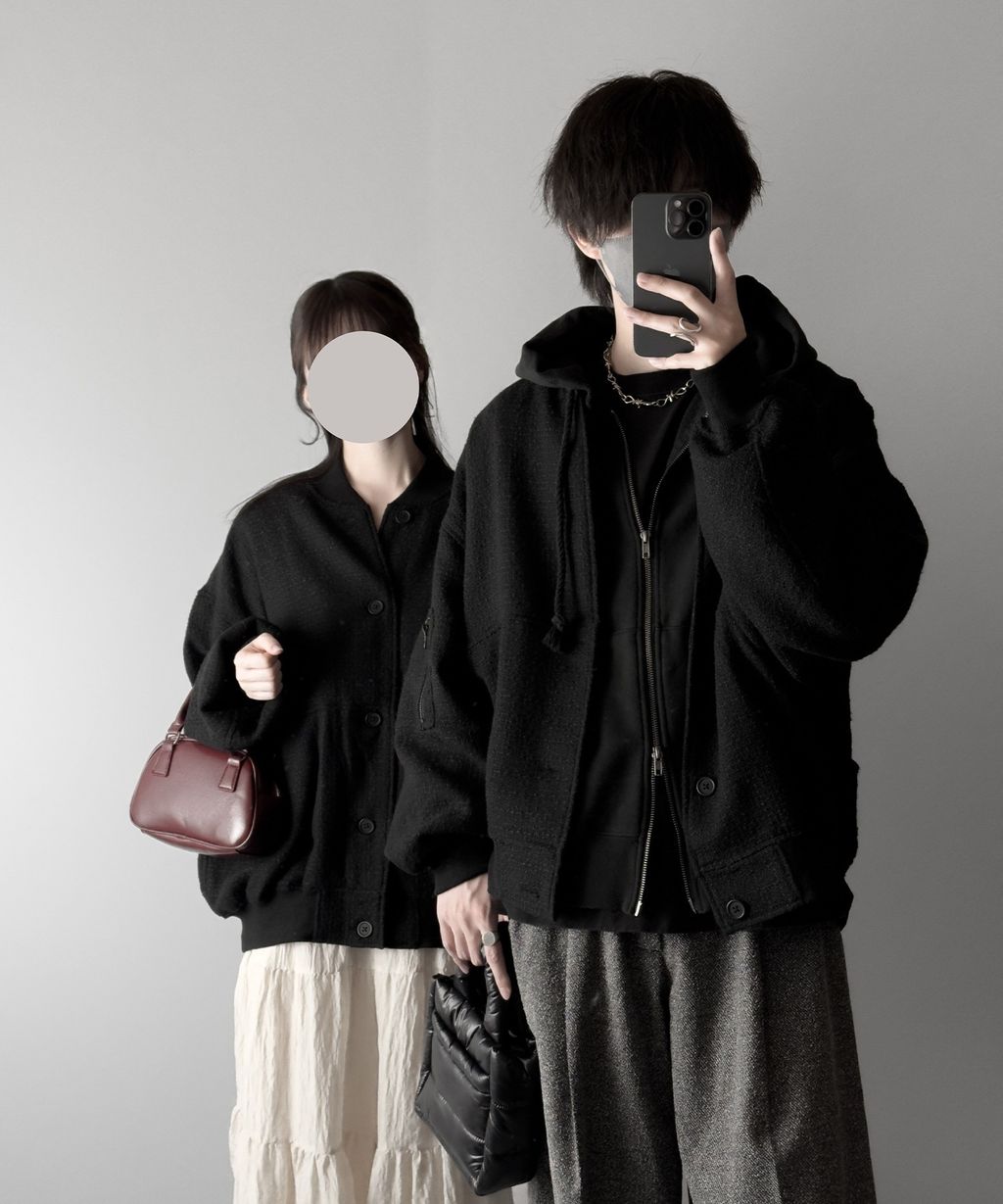 RUUBON 斜紋花呢飛行外套_85