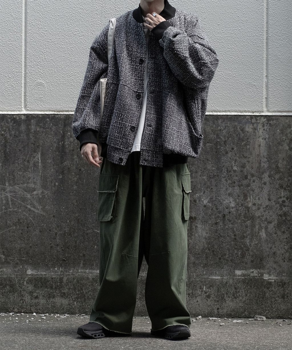 RUUBON 斜紋花呢飛行外套_63