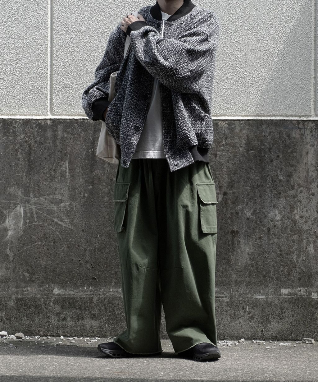 RUUBON 斜紋花呢飛行外套_66