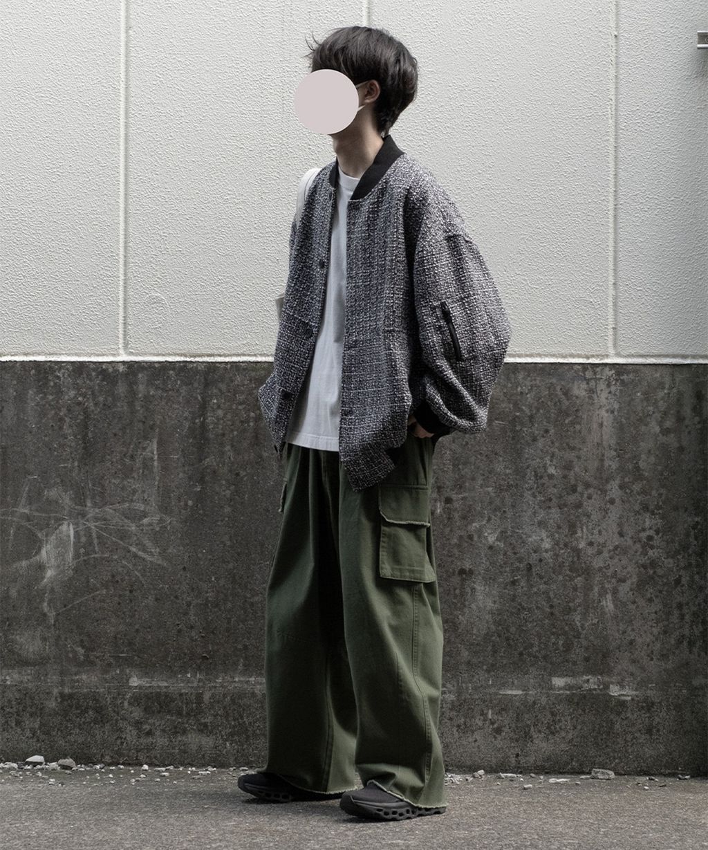 RUUBON 斜紋花呢飛行外套_59