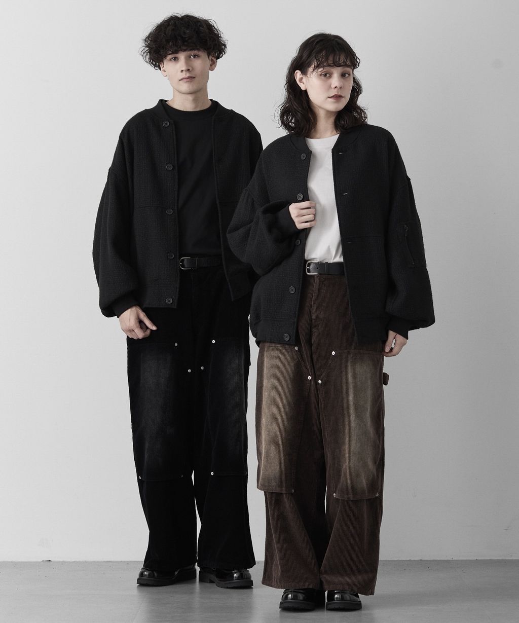 RUUBON 斜紋花呢飛行外套_15