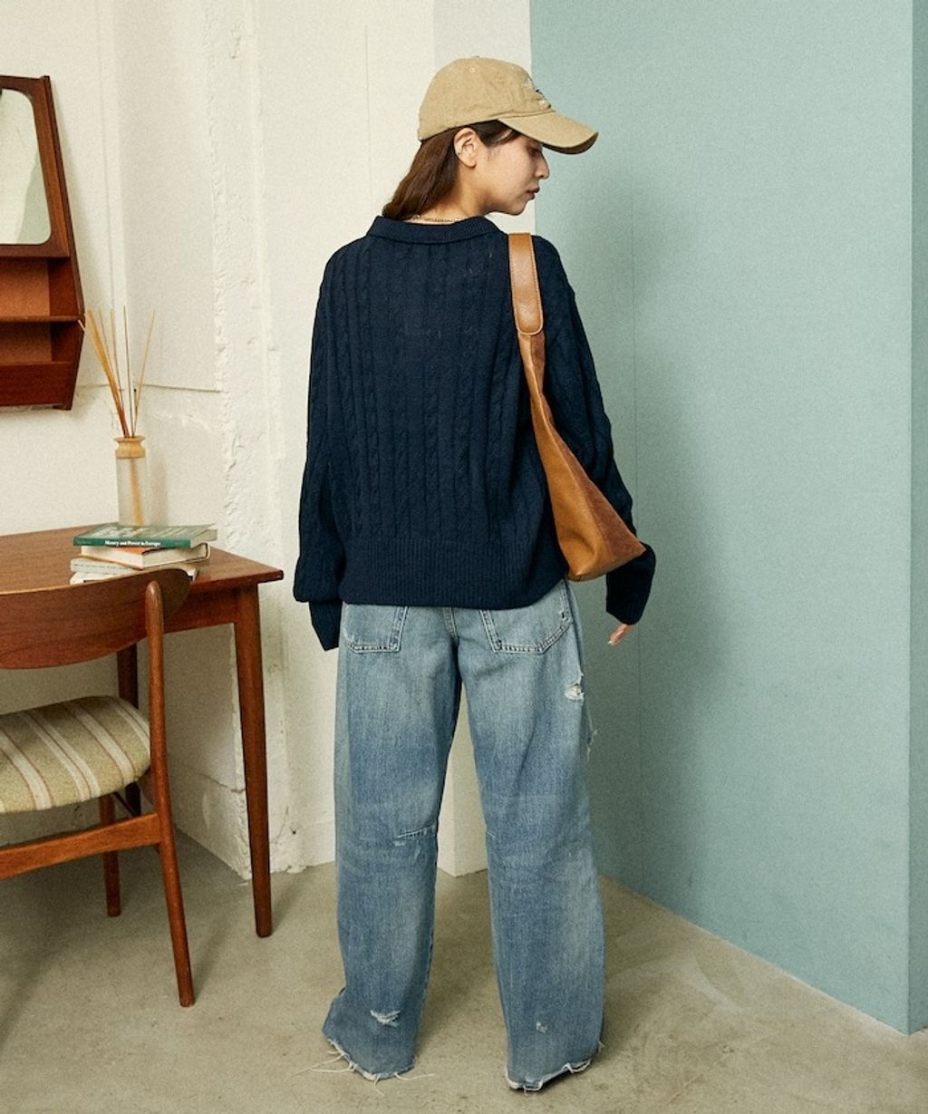 U.S. POLO ASSN. 麻花針織Polo衫_30