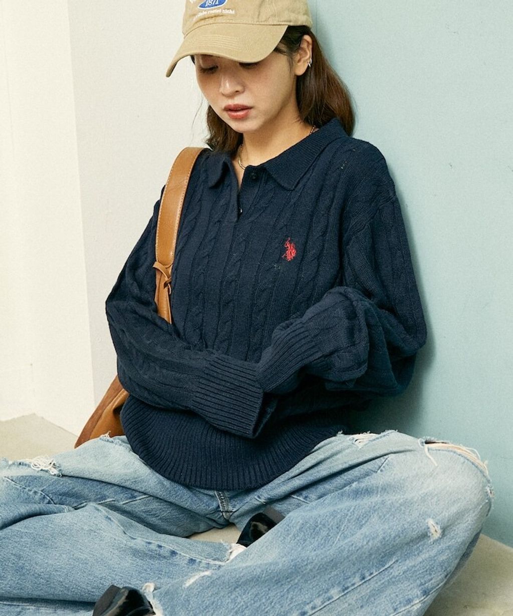 U.S. POLO ASSN. 麻花針織Polo衫_27