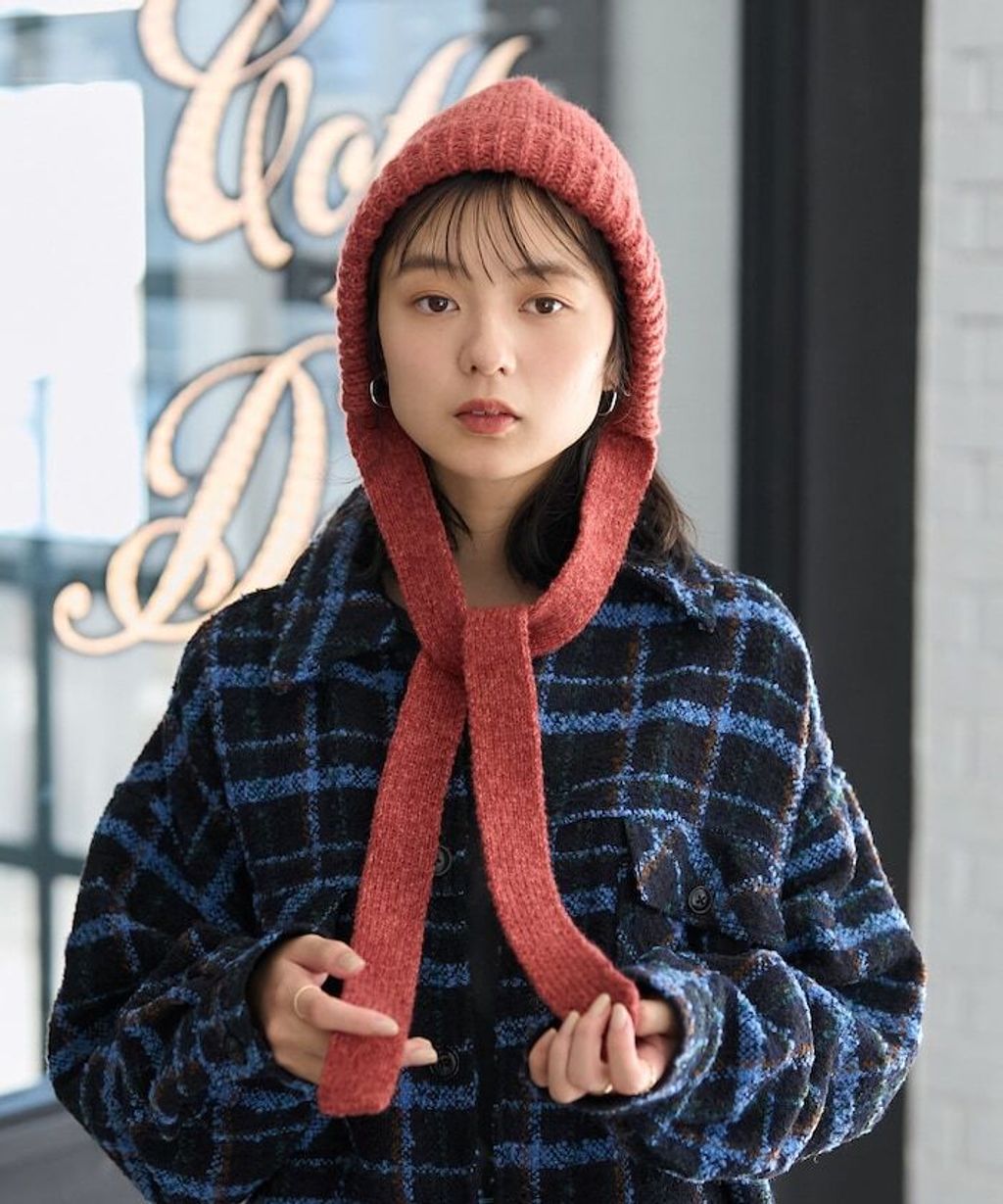 FREAKS STORE Bonnet風針織綁帶帽_5