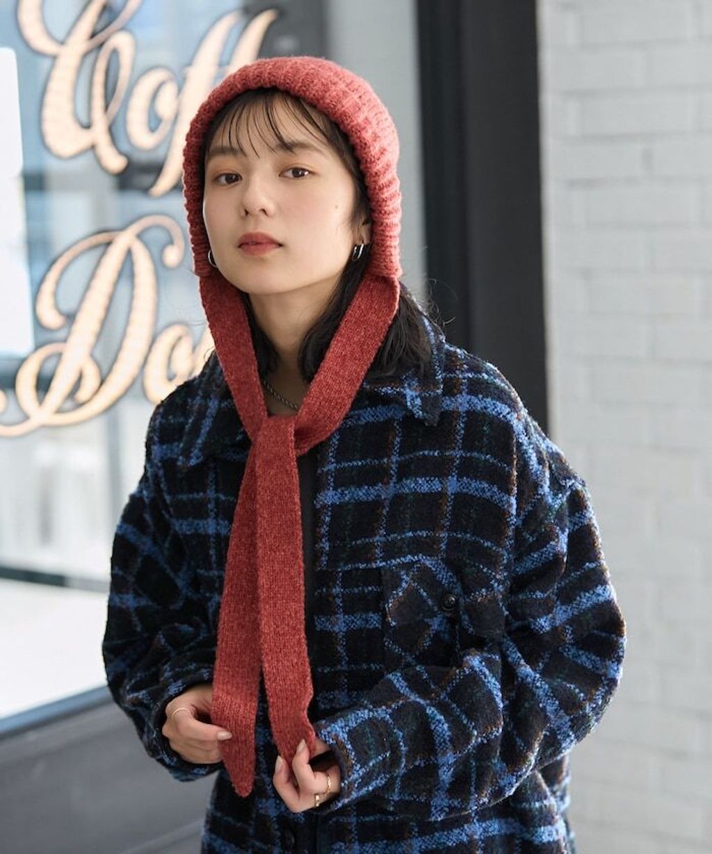FREAKS STORE Bonnet風針織綁帶帽_3