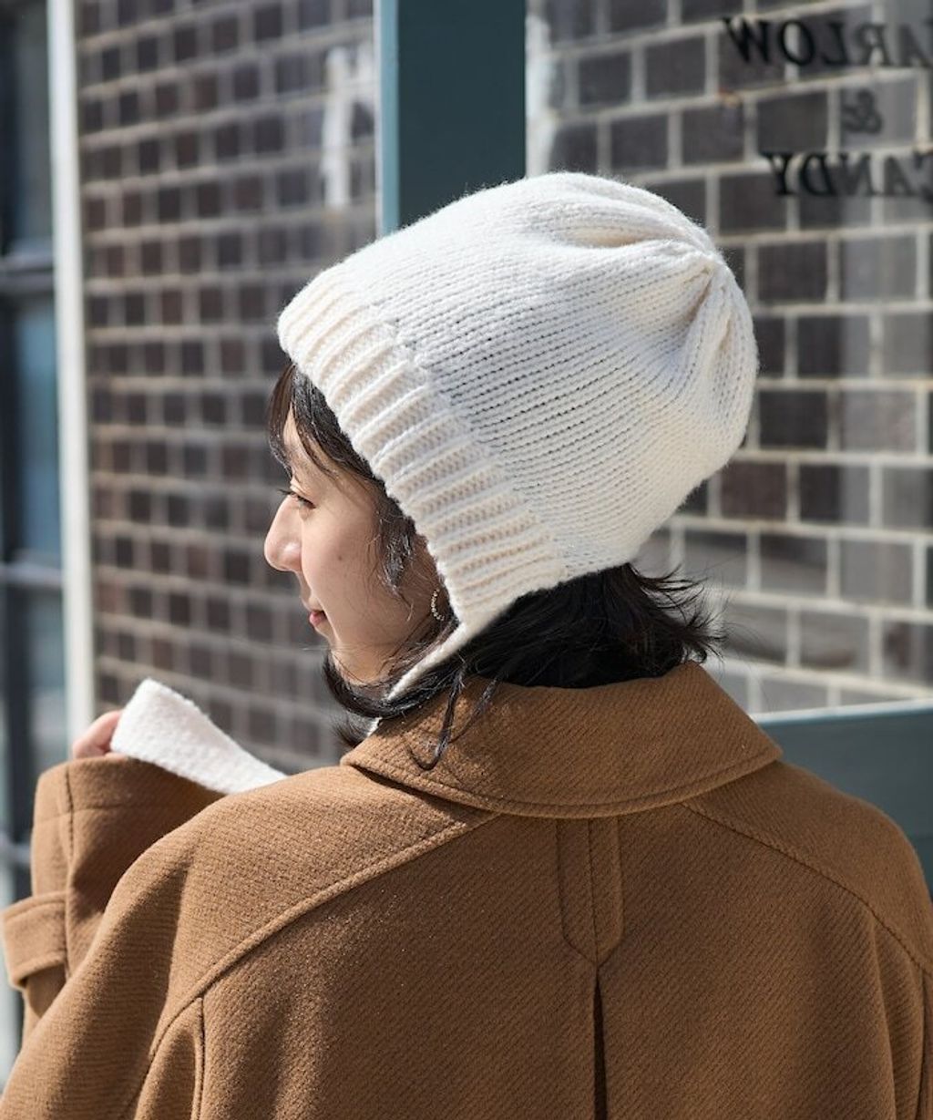 FREAKS STORE Bonnet風針織綁帶帽_12