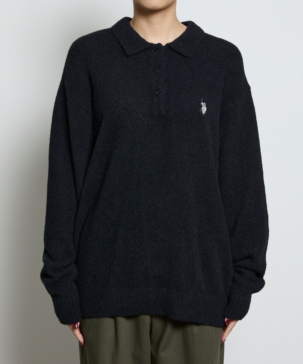 U.S. POLO ASSN. 柔滑輕膚感高密度針織polo衫_33