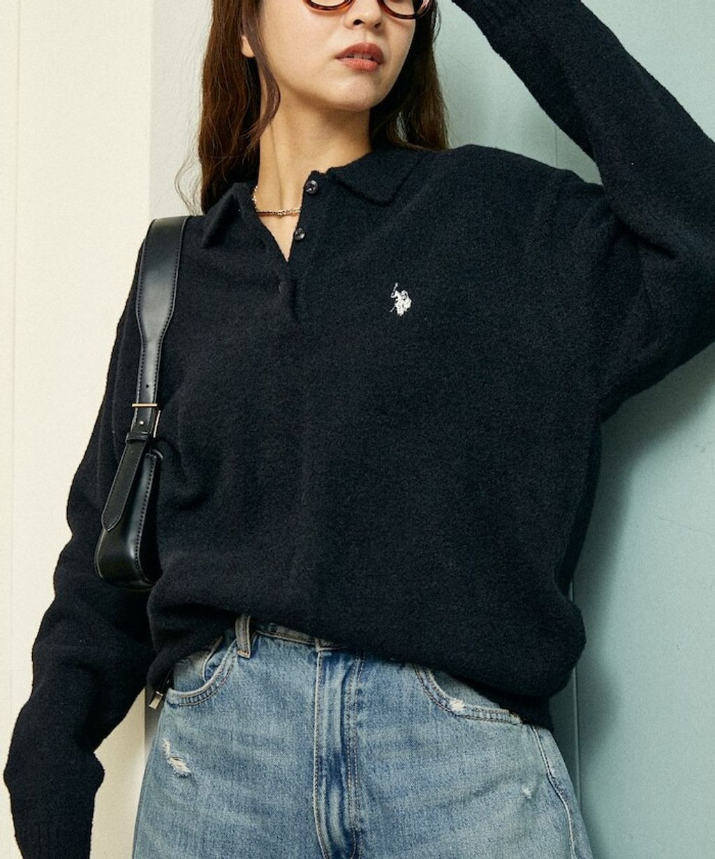 U.S. POLO ASSN. 柔滑輕膚感高密度針織polo衫_26