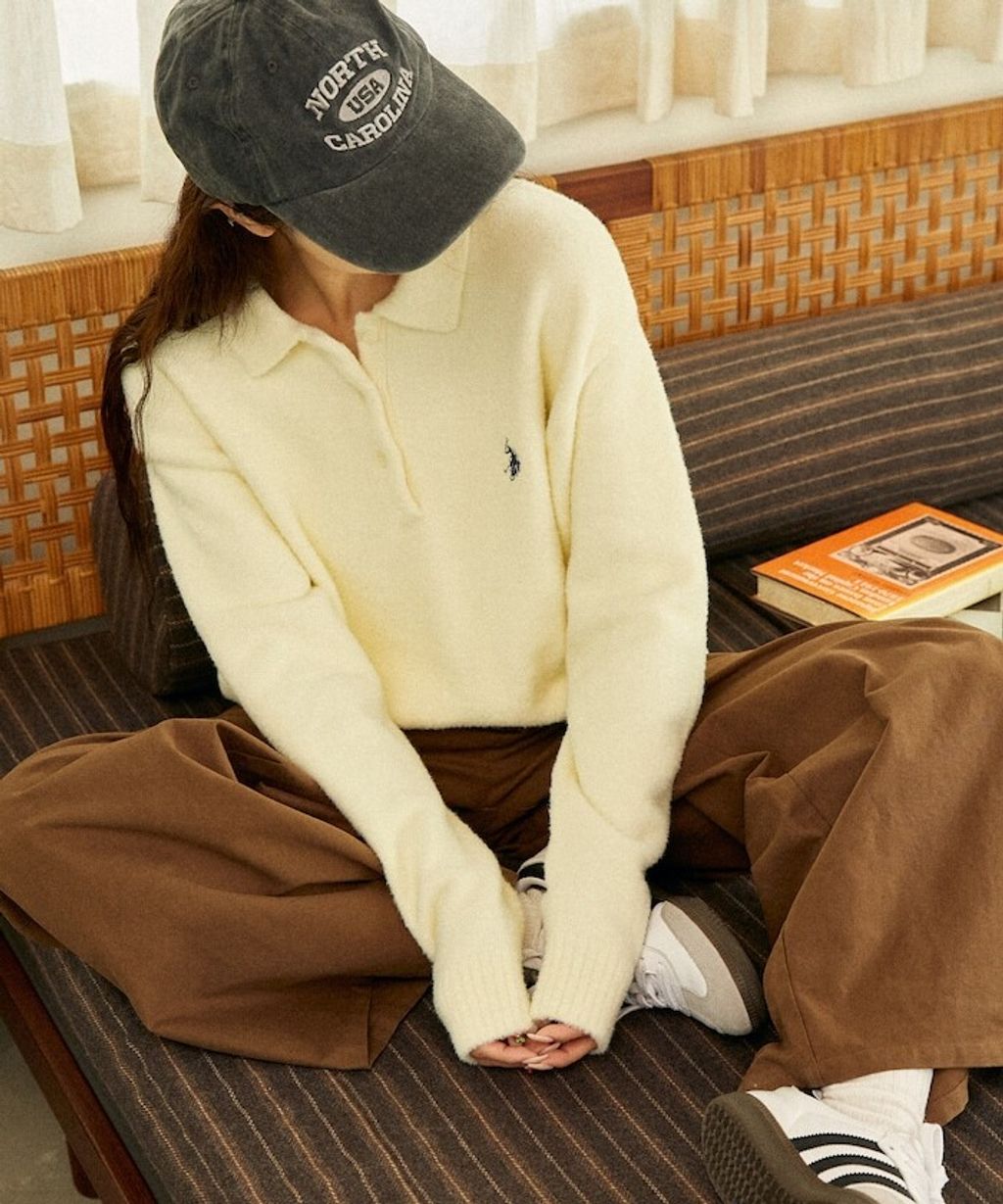 U.S. POLO ASSN. 柔滑輕膚感高密度針織polo衫_18