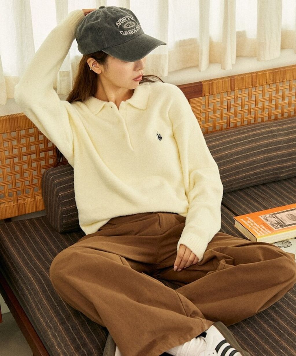 U.S. POLO ASSN. 柔滑輕膚感高密度針織polo衫_22
