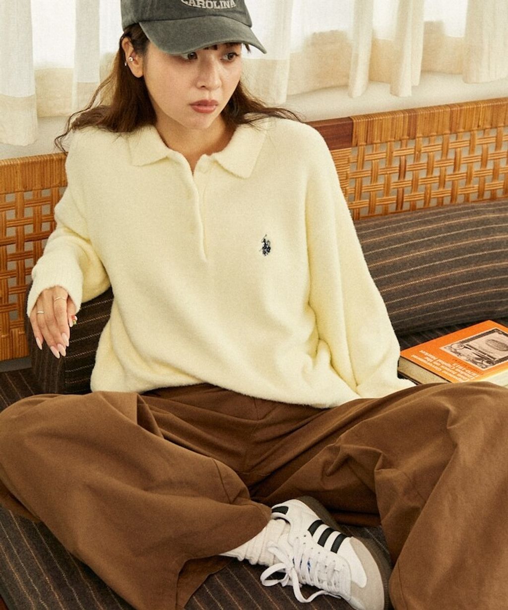 U.S. POLO ASSN. 柔滑輕膚感高密度針織polo衫_16