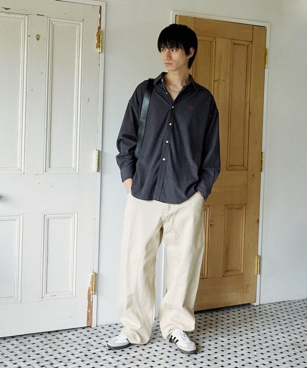 U.S. POLO ASSN. 秋冬感燈芯絨刺繡logo襯衫(男女同款)_39