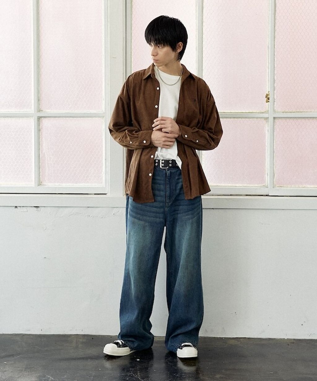 U.S. POLO ASSN. 秋冬感燈芯絨刺繡logo襯衫(男女同款)_14