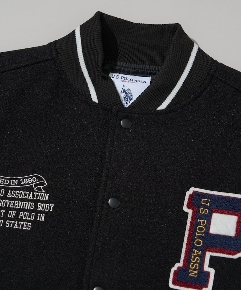 U.S. POLO ASSN. 異材質拼接高質感PU面料棒球外套_32