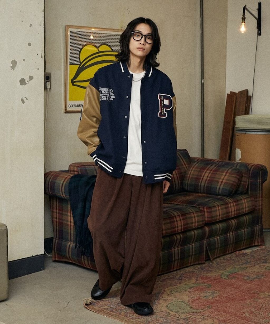 U.S. POLO ASSN. 異材質拼接高質感PU面料棒球外套_26