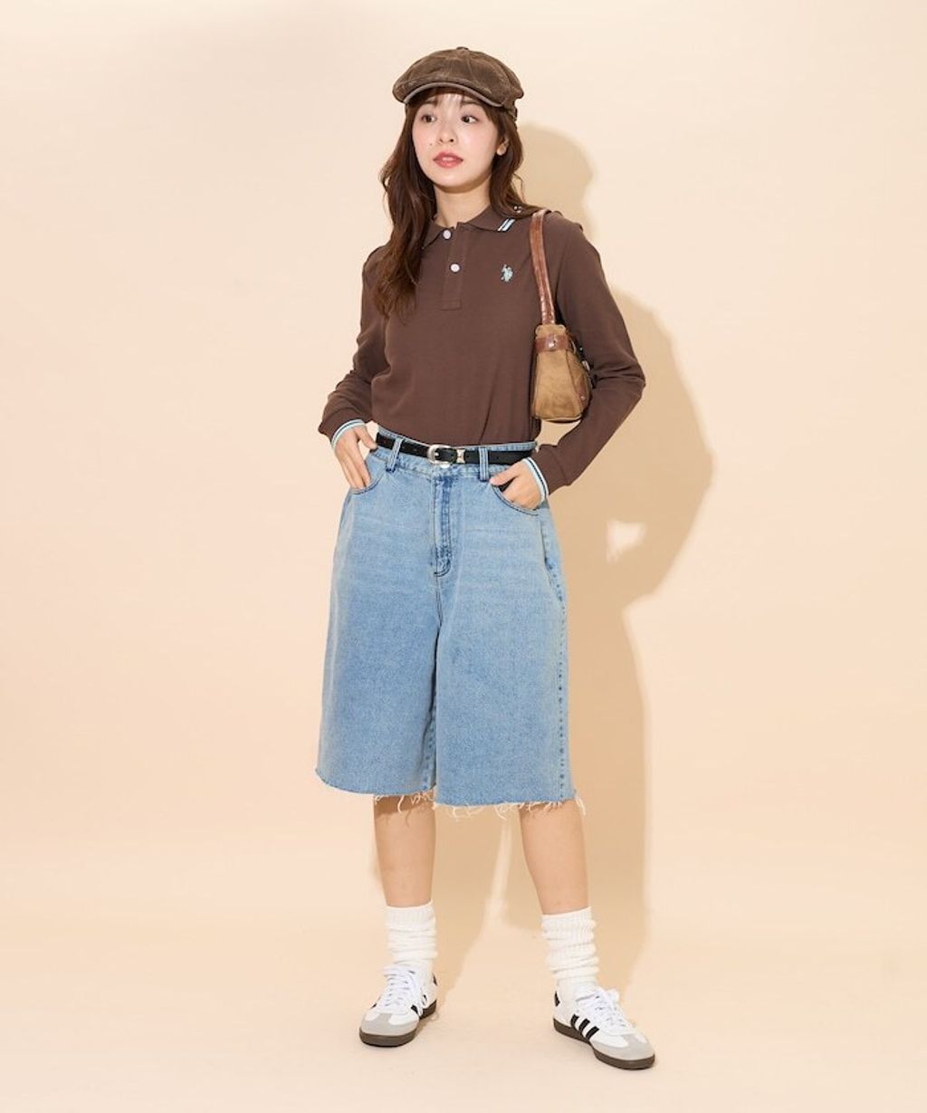 U.S. POLO ASSN. Y2K風開衫polo領長袖上衣_43