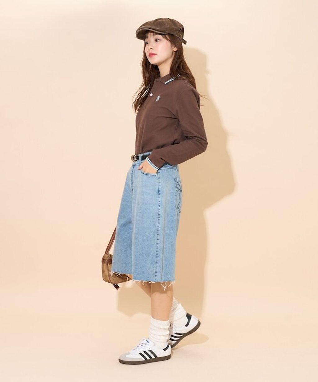 U.S. POLO ASSN. Y2K風開衫polo領長袖上衣_44