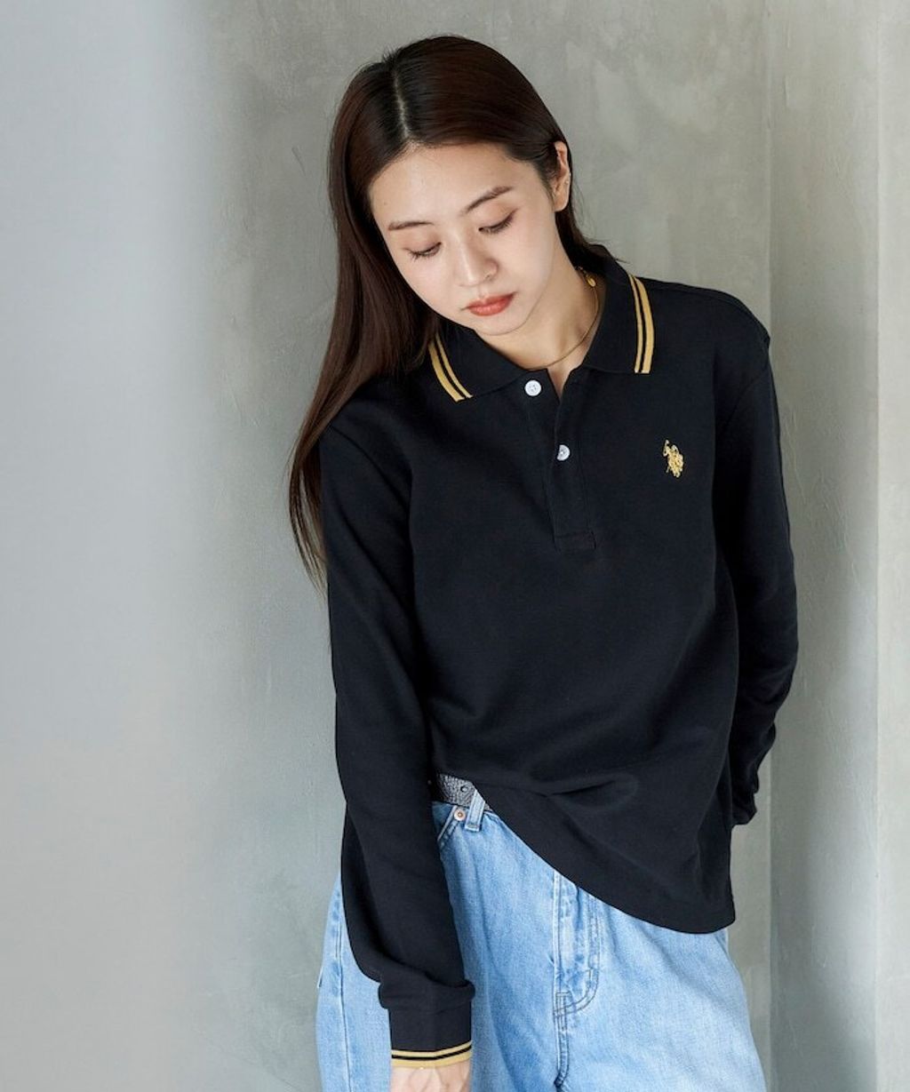 U.S. POLO ASSN. Y2K風開衫polo領長袖上衣_48