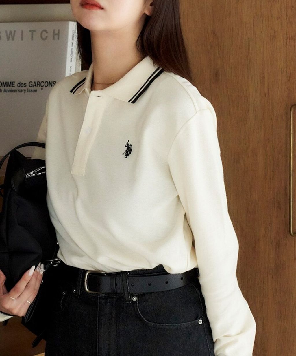 U.S. POLO ASSN. Y2K風開衫polo領長袖上衣_15