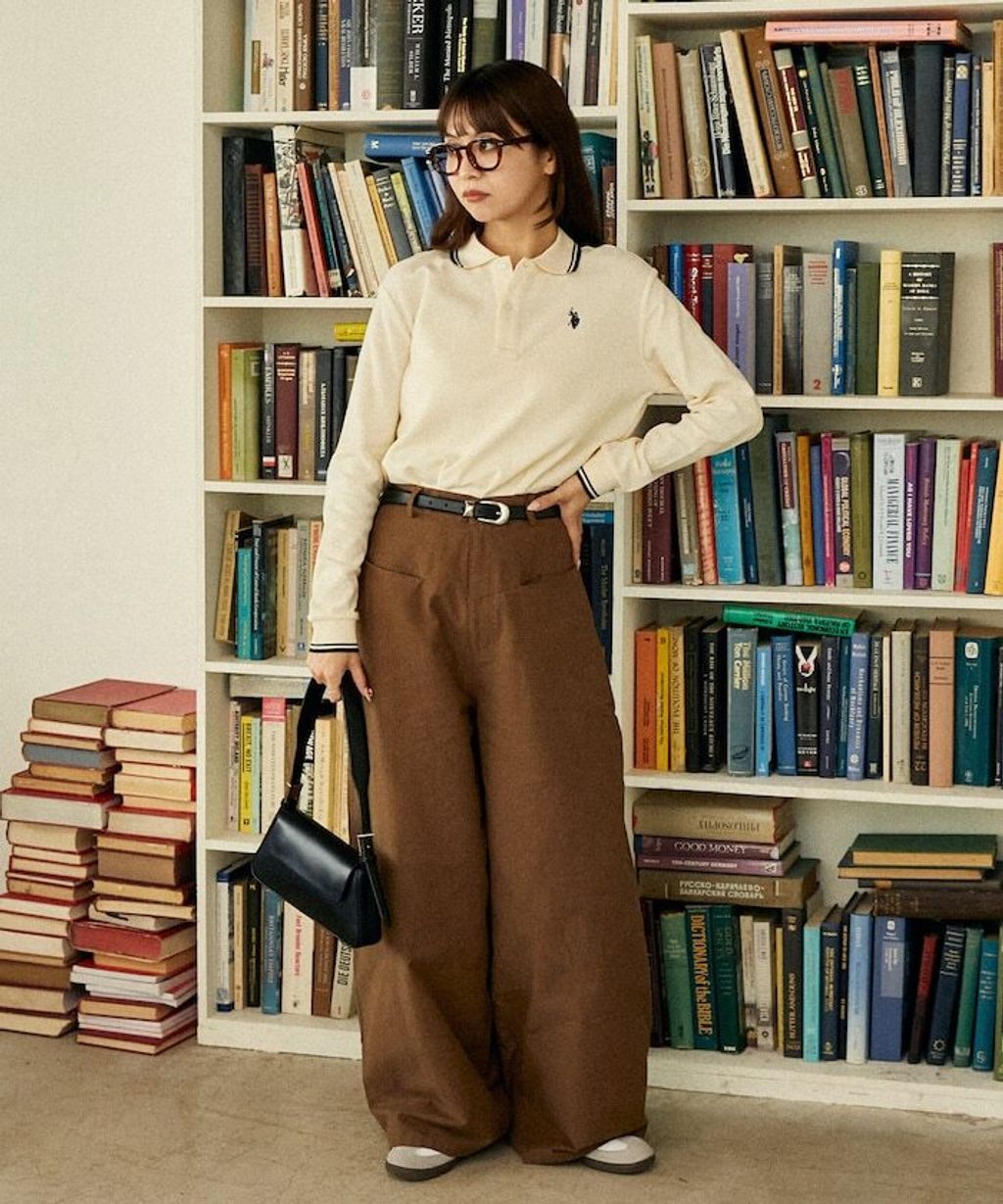 U.S. POLO ASSN. Y2K風開衫polo領長袖上衣_12