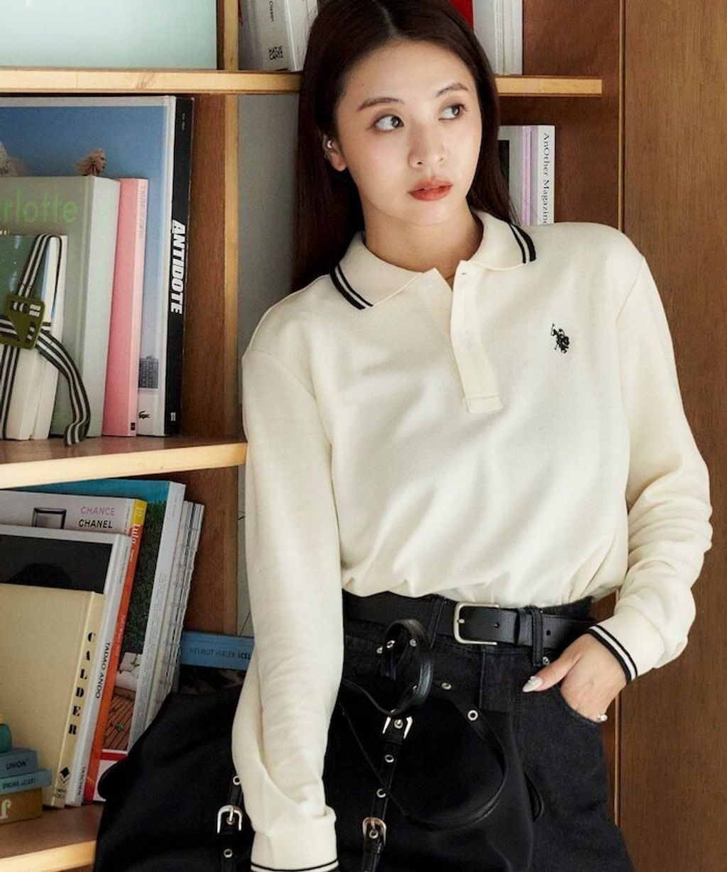 U.S. POLO ASSN. Y2K風開衫polo領長袖上衣_19
