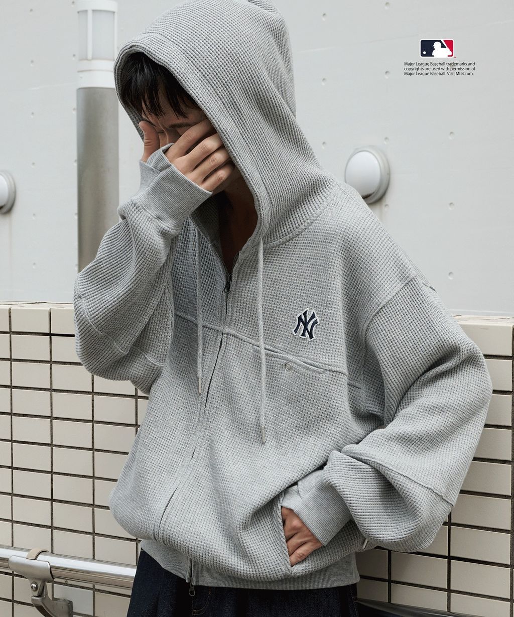 Perushu × MLB 華夫格連帽外套_7