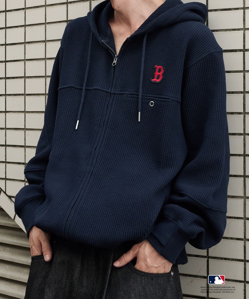 Perushu × MLB 華夫格連帽外套_1
