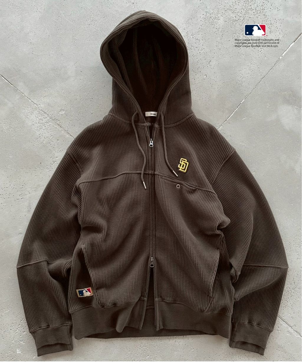 Perushu × MLB 華夫格連帽外套_53