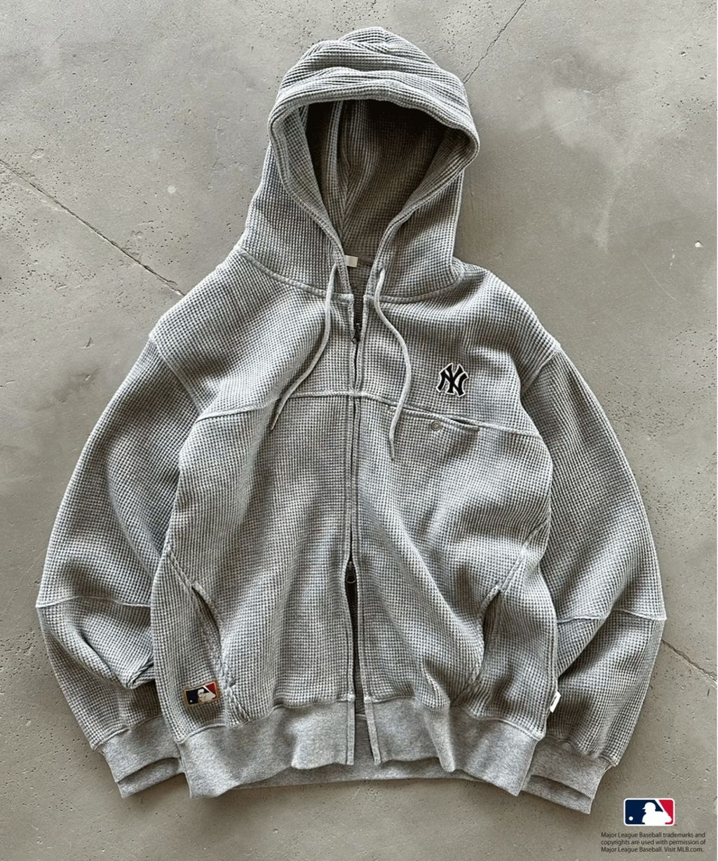 Perushu × MLB 華夫格連帽外套_52