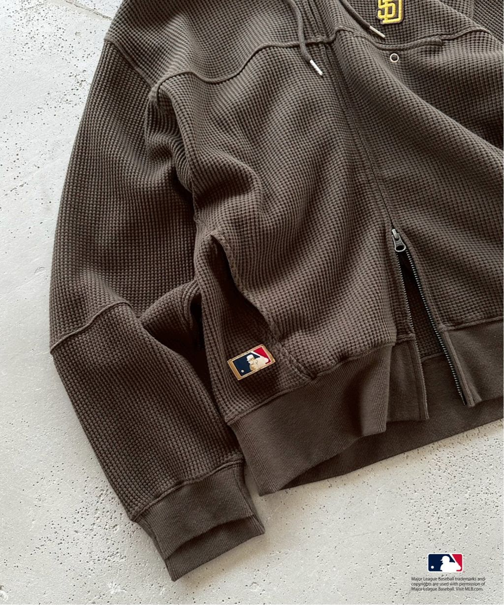 Perushu × MLB 華夫格連帽外套_49